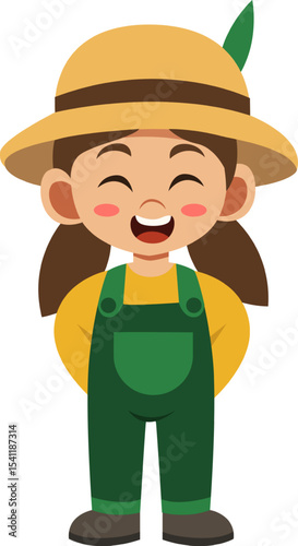 farmer cartoon illustration