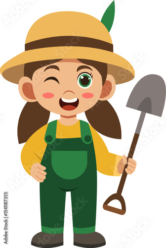 farmer cartoon illustration