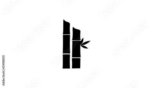 vector bamboo illustration of an abstract background, bamboo vector design