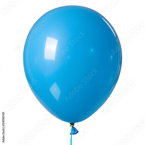 Blue Balloon isolated on Transparent Background
