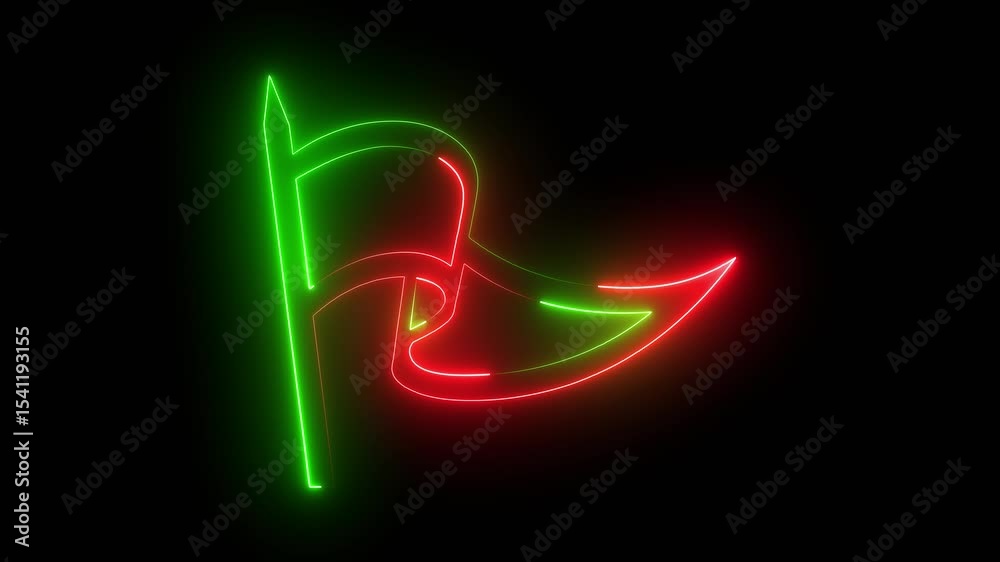 A flag icon represents a country or organization, typically featuring distinct colors and symbols. It conveys identity, unity, and pride, often displayed in a rectangular shape with specific patterns.