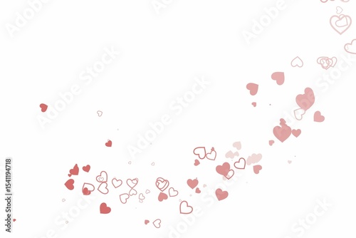 Digitally generated Valentines heart design
