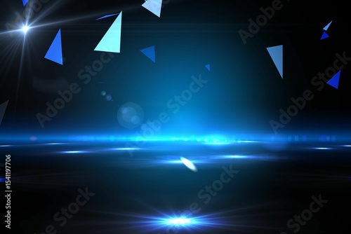 Small pyramids on technical background