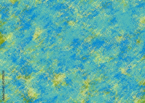 クレヨン風のグリーンの背景画像