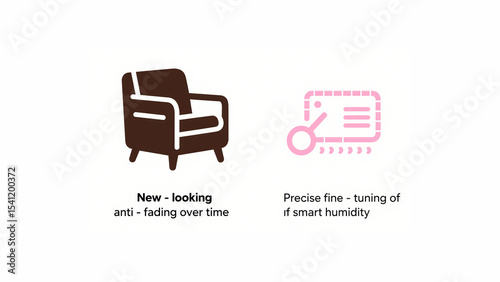 The long-lasting anti fading sofa and precise intelligent humidity adjustment represent long-lasting freshness and intelligent humidity control, suitable for sun exposure and humid environments.