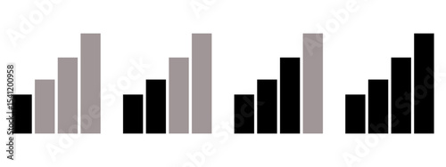 Signal Strength Icon – Mobile Network Connection Bars