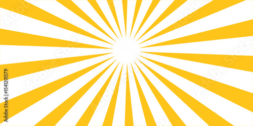 Background illustration of a yellow image that spreads radially