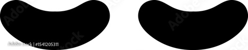 Cosmetic Under Eye Patches Sheet Silhouette