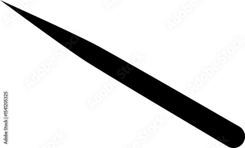 Eyelash Extention Sharp Tweezers Equipment Silhouette
