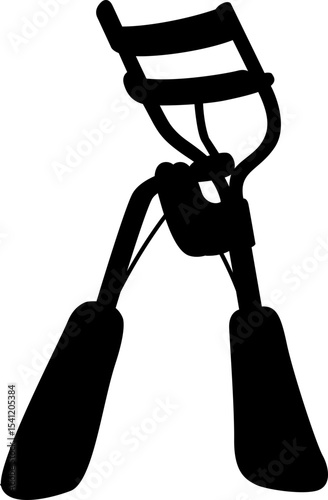 Glamour Eyelash Curler Beauty Makeup Equipment Silhouette