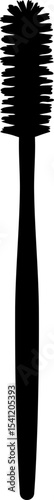 Mascara Brush Medium Size Makeup Equipment Silhouette
