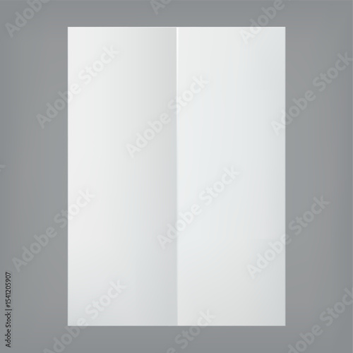 Realistic Crumpled Paper Sheet with Shadow 