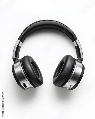 wireless over-ear headphones on white background