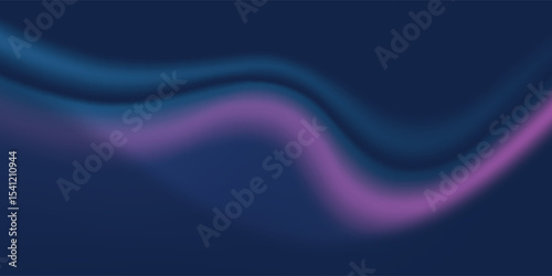 Abstract Flowing Lines in Blue and Purple Gradient