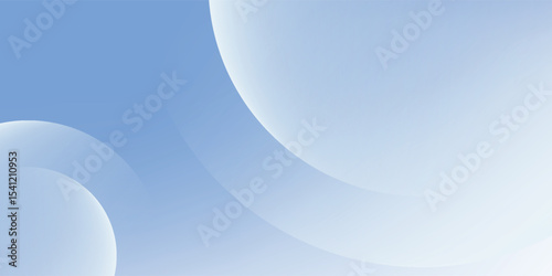 Abstract blue modern background with circle elements. Digital technology concept. vector illustration