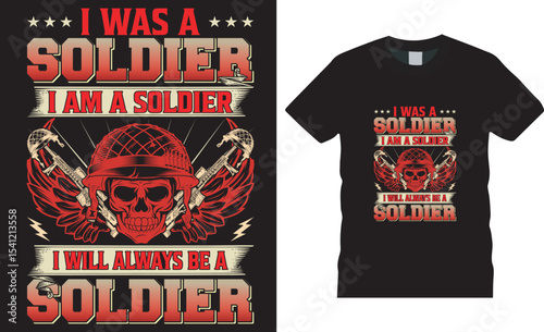 Memorial proud usa veteran day t-shirt designs i was a soldier i am a soldier i will always be a soldier