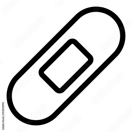 Bandage icon. Vector line icon