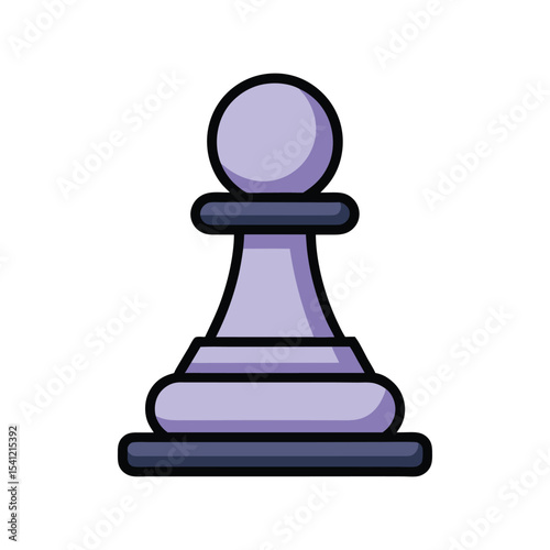 chess pawn vector illustration