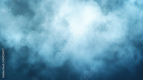 Abstract Blue Cloud Formation Background Image