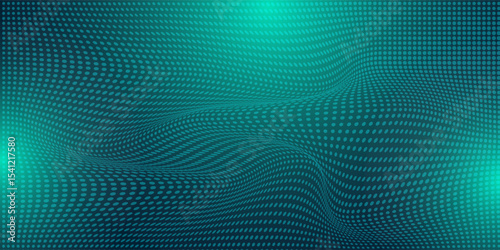 Digital technology speed connect blue green background, cyber nano information, abstract communication, innovation future tech data, internet network connection, Ai big data, line dot illustration