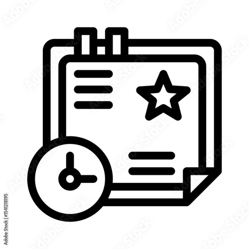 Event Planning Checklist line icon