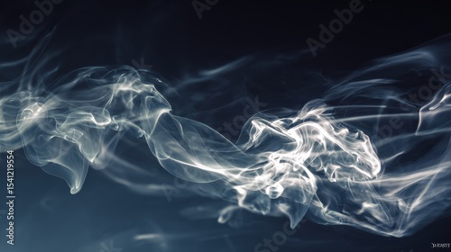 lucent textures design. Abstract swirling smoke on a dark background.