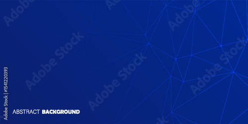 Wallpaper Mural Blue Low Poly Abstract Background. Suit for banner, werb, digital, presenetation Torontodigital.ca