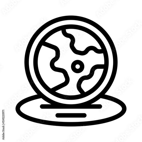 Globe line icon