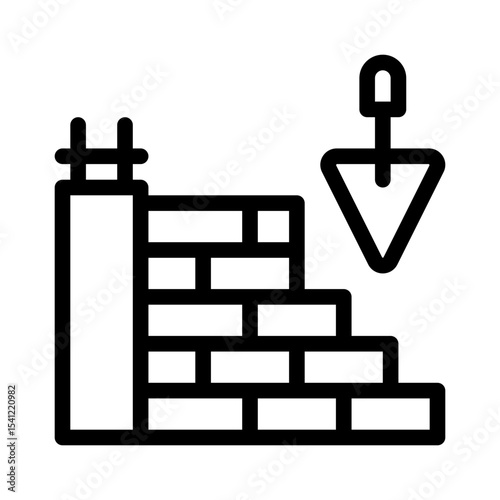 foundation line icon
