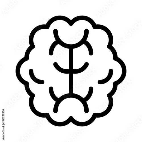 brain line icon