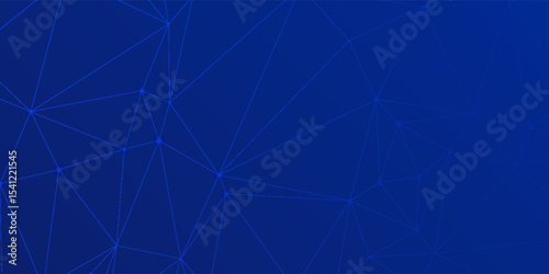 Wallpaper Mural Abstract Dark Blue Polygonal Geometric Background Torontodigital.ca