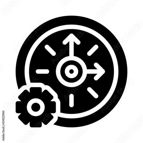 respect for time glyph icon