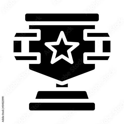 Trophy glyph icon