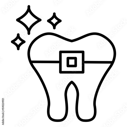 Minimal Vector Clean Tooth