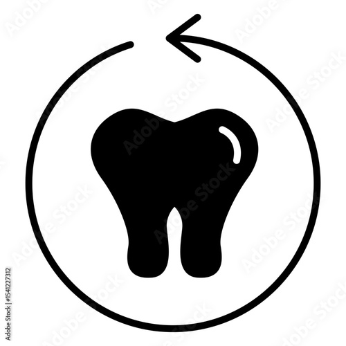 Minimal Vector Clean Tooth