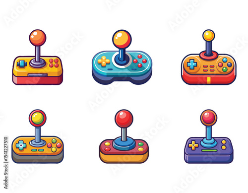 joystick gamepad icon vector silhouette