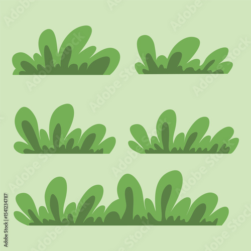 vector illustration of a green plant