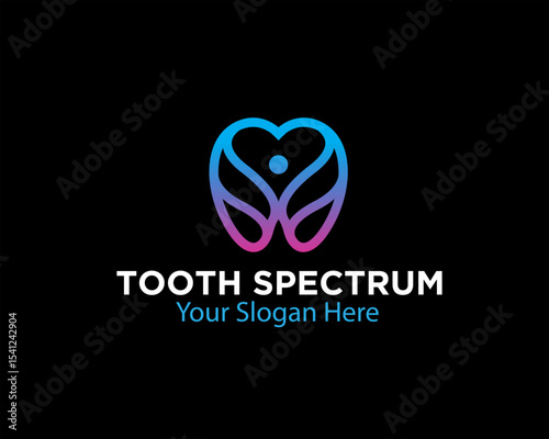 spectrum dent clinic logo designs for medical service
