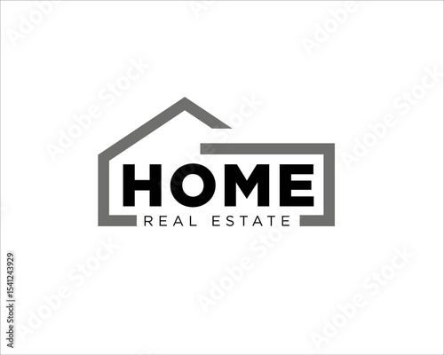 home real estate logo designs