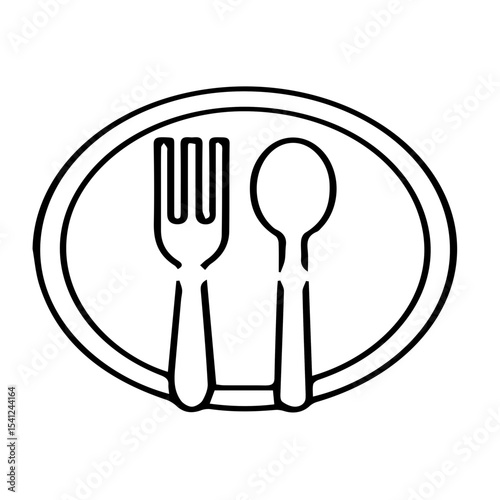 cutlery  vector icon