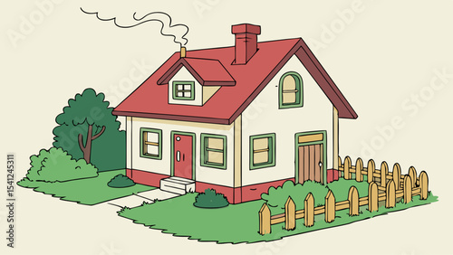 illustration of a house