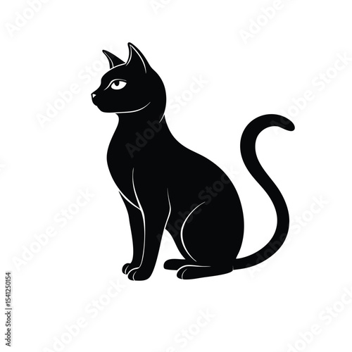 black cat silhouette