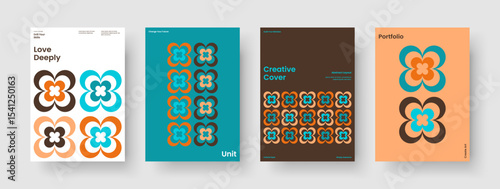 Isolated Book Cover Layout. Geometric Flyer Template. Modern Business Presentation Design. Background. Banner. Brochure. Poster. Report. Pamphlet. Leaflet. Newsletter. Journal. Magazine