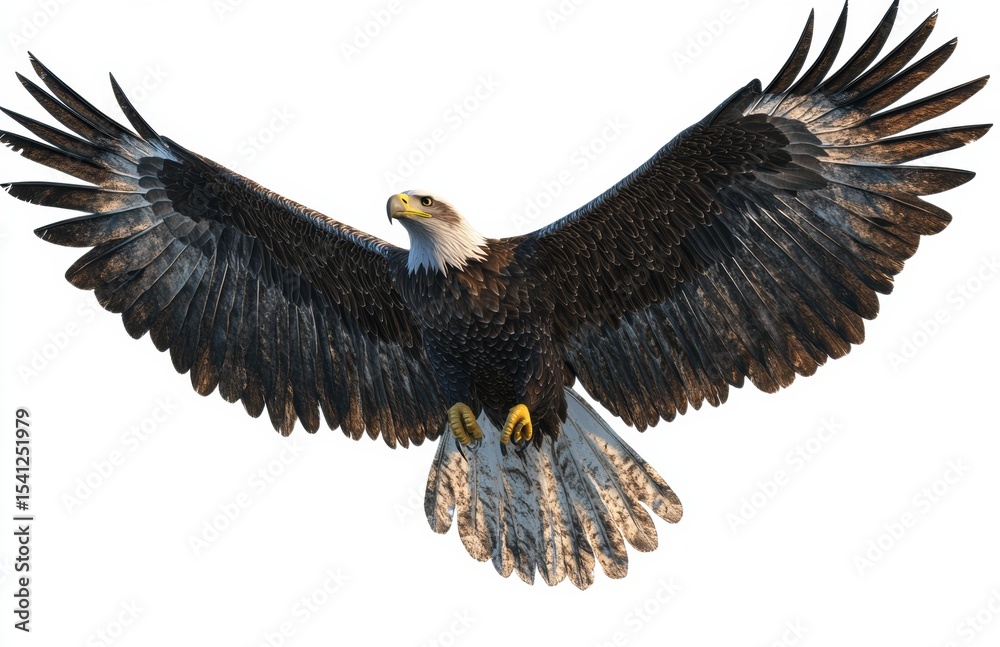Obraz premium bald eagle in flight