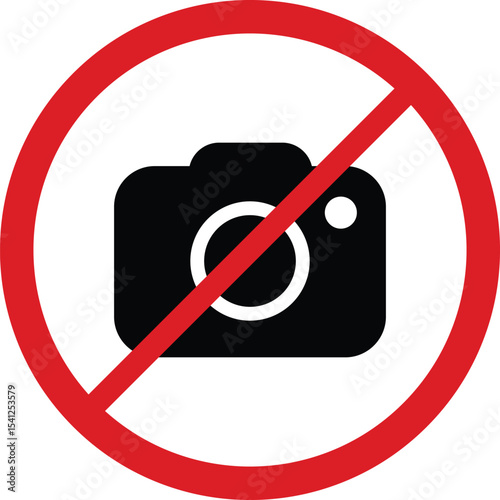 no camera sign , no taking pictures sign.  