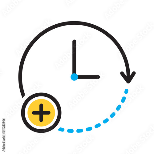 Vector multi color icon for Extra