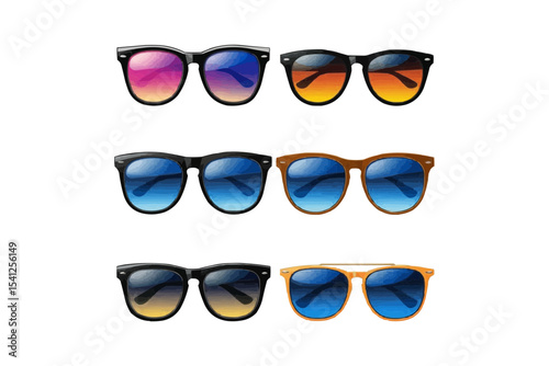 sunglasses isolated on white