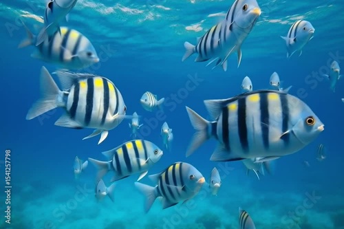 tropical fish in aquarium