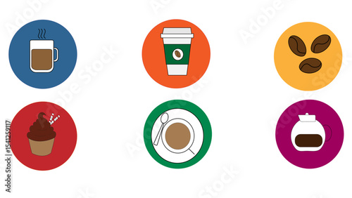 Minimal Coffee Icon Set	