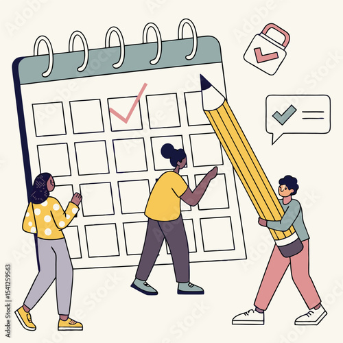 A team of construction workers, including a man and woman, collaborate on a blueprint at a construction site, symbolizing successful business teamwork